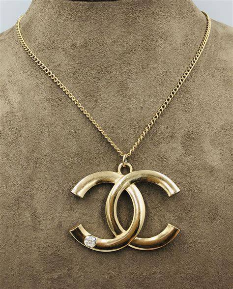 chanel crystal cc necklace replica|Chanel cc necklace cheap.